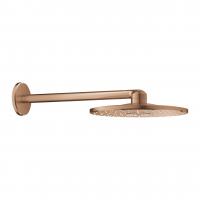 Верхний душ Grohe Rainshower SmartActive 310 (кронштейн 430 мм, 2 режима струи) 26 475 DL0 тёплый закат матовый