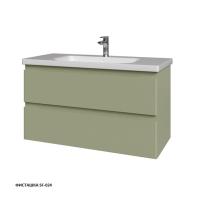 Тумба под раковину Caprigo Forte 100 976х446 мм (2 ящика) 36114 SF-024 фисташка