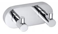 Планка с 2 крючками Bemeta Omega 104405202 хром