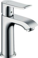 Смеситель для раковины Hansgrohe Metris 100 ComfortZone донный клапан 31088000