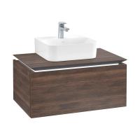 Тумба под раковину Villeroy & Boch Legato 800х500 мм с подсветкой B733L0VH аризонский дуб