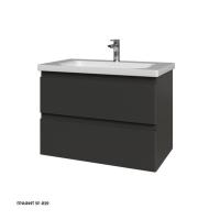 Тумба под раковину Caprigo Forte 80 770х446 мм 36112 SF-019 графит