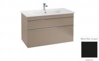 Тумба под раковину Villeroy & Boch Venticello 953х502 мм A92601PD лак чёрный матовый