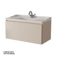 Тумба под раковину Caprigo Ponza-A 90 900х469 мм гладкий фасад 13513 F B074 кофе латте