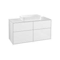Тумба под раковину Villeroy & Boch Finion 1200х501 мм F67100GF белый глянцевый