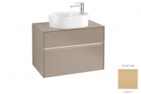 Тумба под раковину Villeroy & Boch Collaro 800х500 мм с подсветкой C053L0VJ северный дуб