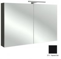Зеркальный шкаф Jacob Delafon 1050х650х143 мм EB787RU-274 чёрный глянцевый