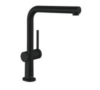 Смеситель для кухни Hansgrohe Talis M54 выдвижной излив 72808670 чёрный матовый