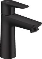Смеситель для раковины Hansgrohe Talis E 110 ComfortZone донный клапан 71710670 чёрный матовый