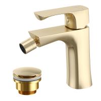 Смеситель для биде Lemark Ursus LM7208BG матовое золото