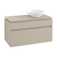 Тумба под раковину Villeroy & Boch Legato 1000х500 мм B60800VK мягкий серый