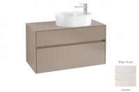 Тумба под раковину Villeroy & Boch Collaro 1000х500 мм C05600E8 белое дерево