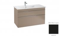 Тумба под раковину Villeroy & Boch Venticello L 953х502 мм A927 01 PD лак чёрный матовый
