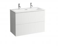 Раковина с тумбой Laufen Kartell 1000х500 мм 8603376401071 белый матовый