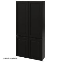 Пенал Caprigo Wales 1600х800х238 мм (эмаль) 36051EML 020 чёрный