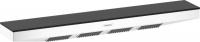 Боковой душ Hansgrohe Rainfinity 500 1 jet с полкой 26243700 матовый белый/графит
