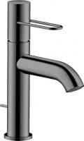 Смеситель для раковины Axor Uno 100 ComfortZone 38023330 хром чёрный полированный