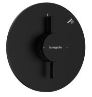 Смеситель Hansgrohe DuoTurn S (внешняя часть для 1 потребителя) 75618670 матовый чёрный