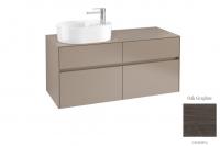Тумба под раковину Villeroy & Boch Collaro 1200х500 мм C05800FQ дуб графитовый