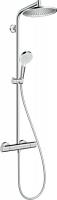 Душевая система с термостатом для душа Hansgrohe Crometta S Showerpipe 240 1jet 27267000 хром