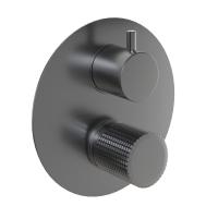 Смеситель встраиваемый Paini Cox Grip (для 2 потребителей) 7GPZ6911 чёрный матовый