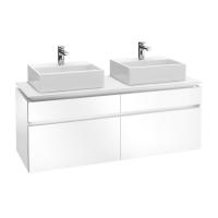 Тумба под раковину Villeroy & Boch Legato 1400х500 мм B66900DH белый глянцевый