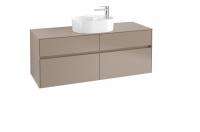 Тумба под раковину Villeroy & Boch Collaro 1400х500 мм C06100VG трюфель серый