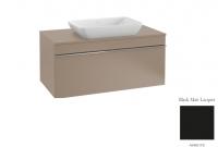 Тумба под раковину Villeroy & Boch Venticello 757х502 мм A94501PD лак чёрный матовый