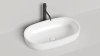 Раковина накладная Salini Gloria 05 640x385 мм S-Stone 1102205M белый матовый