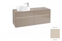 Тумба под раковину Villeroy & Boch Collaro 1400х500 мм с подсветкой C062L0VK мягкий серый
