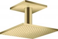 Верхний душ Axor ShowerSolutions 250 1jet с потолочным подсоединением 35308950 шлифованная медь