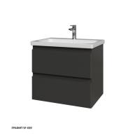 Тумба под раковину Caprigo Forte 65 620х446 мм 36110 SF-019 графит
