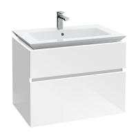 Тумба под раковину Villeroy & Boch Legato 800х500 мм B55800DH белый глянцевый