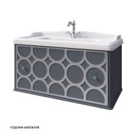 Тумба под раковину Caprigo Caprice 100 1010х493 мм (1 ящик) 25015 L810/silver графит/серебро