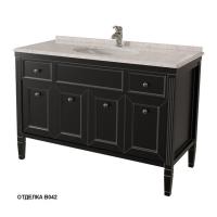 Тумба под столешницу с раковиной Caprigo Albion 120 1180х555 мм 10320 В042 чёрный алюминий