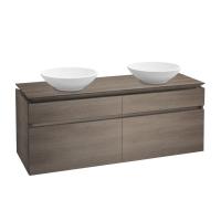 Тумба под раковину Villeroy & Boch Legato 1600х500 мм B60000FQ дуб графитовый