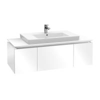 Тумба под раковину Villeroy & Boch Legato 1400х500 мм B69800DH белый глянцевый
