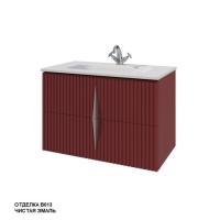 Тумба под раковину Caprigo Novara 85 818х452 мм (эмаль) 34912 B013 красное вино