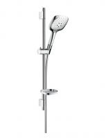 Душевой гарнитур Hansgrohe Raindance Select E 150 3jet со штангой 65 см и мыльницей 27856000 хром