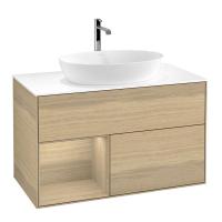 Тумба под раковину Villeroy & Boch Finion 1000х501 мм F771PCPC дуб/дуб