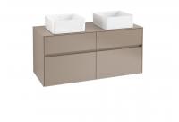 Тумба под раковину Villeroy & Boch Collaro 1200х500 мм C04400VG трюфель серый