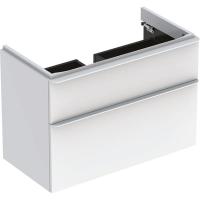 Тумба под раковину Geberit Smyle Square 884х470х617 мм 500.354.00.1 белый глянец