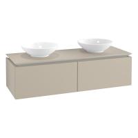 Тумба под раковину Villeroy & Boch Legato 1400х500 мм B66900VK мягкий серый