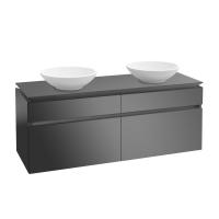 Тумба под раковину Villeroy & Boch Legato 1600х500 мм B60000FP серый глянцевый