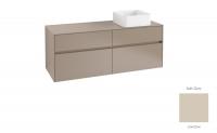 Тумба под раковину Villeroy & Boch Collaro 1400х500 мм C04700VK мягкий серый
