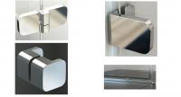 Набор фурнитуры Ravak Brilliant B SET BSD2-L 80, 90 D01000A084 хром