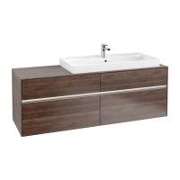 Тумба под раковину Villeroy & Boch Collaro 1600х500 мм с подсветкой C030L0VH аризонский дуб