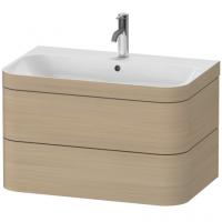 Раковина с тумбой Duravit Happy D.2 Plus 775х490 мм HP4637O7171 средиземноморский дуб