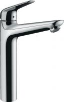 Смеситель для раковины Hansgrohe Novus 230 ComfortZone высокий излив, донный клапан 71123000