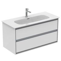 Тумба под раковину Ideal Standard Connect Air 1000x440 мм E0821KN белый глянец/светло-серый матовый